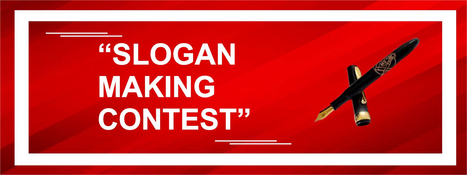 SLOGAN WRITING CONTEST