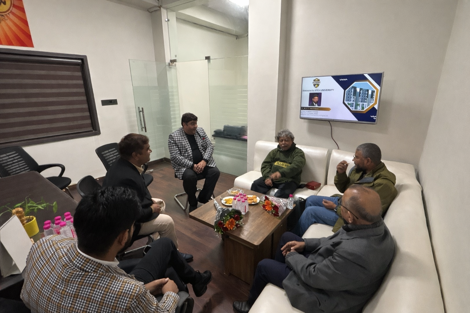 Apex University Jaipur Strengthens Global Academic Collaboration with Visit of UK Professor Dr. Mufti Mahmud