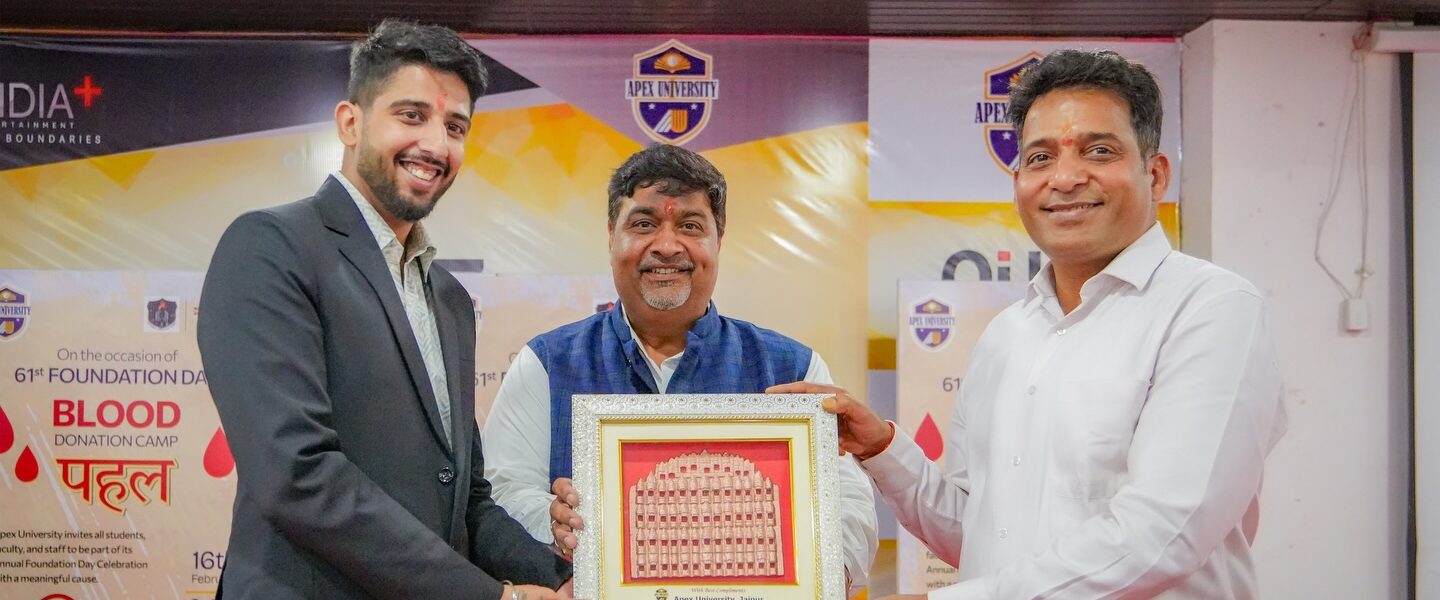 Foundation Day Blood Donation Drive at Apex University Campuses