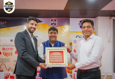 Foundation Day Blood Donation Drive at Apex University Campuses