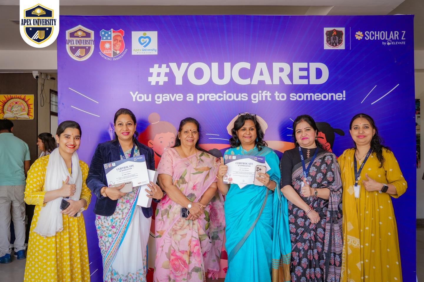 Foundation Day Blood Donation Drive at Apex University Campuses